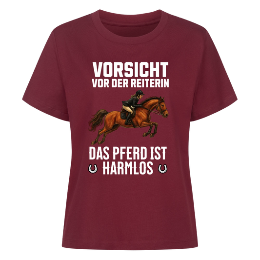 Vorsicht vor Reiterin Foto-Shirt