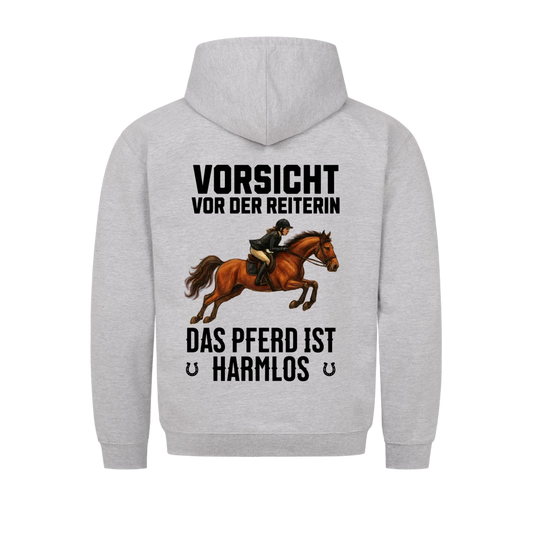Vorsicht vor Reiterin Foto-Hoodie